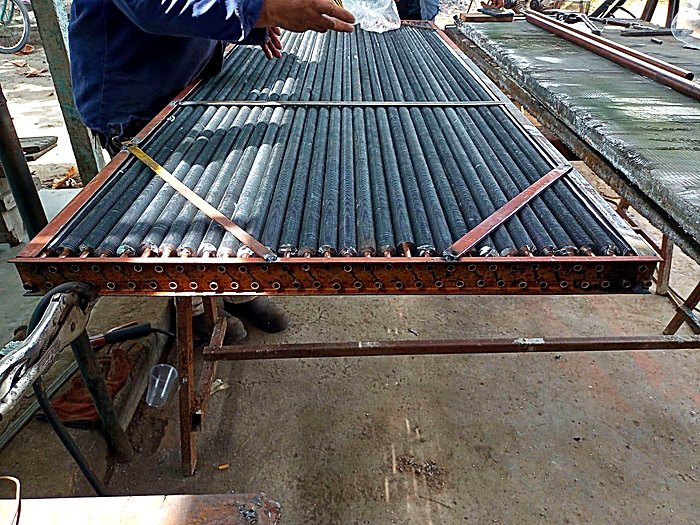 Inspección de equipo en planta