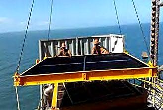 Equipo marino atendido por RETAB en plataforma